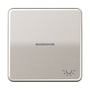 Schakelwip CD500 platin.met lens&li.symbool