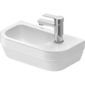 D-CODE #074940 Fontein wit hoogglans 400mm met kraangat zonder overloop