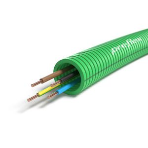 Rol a 100mtr. voorbedrade flexibele buis PREFLEX SAFE halogeenvrij LGN16 LS C Z1U 3GStd+1,5 Z