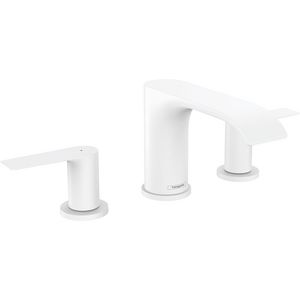 Vivenis 3-gats wastafelkraan 95+trekwaste 75033700 mat wit