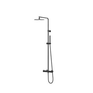 Afbouwdeel regendouche IVY combiset Nexus 1 opbouwthermostaat staafmodel zwart chroom CSN1ZCAE