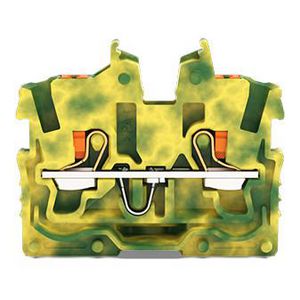 2-draads MINI-rijgklem Met Druk 1mm² groenl 2250-307 VVE=100