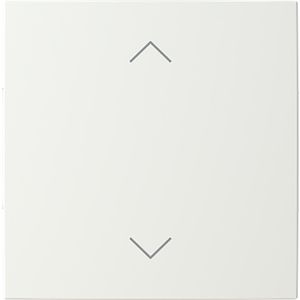 Centraalplaat afdekking 1v wip omhoog/omlaag symb B-alpinwit (LFAW/A.1.55.11-914)