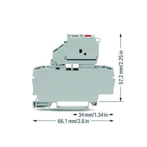 2-draads zekeringsklem draaib.zekeringh.2002/1000-836 VVE=50