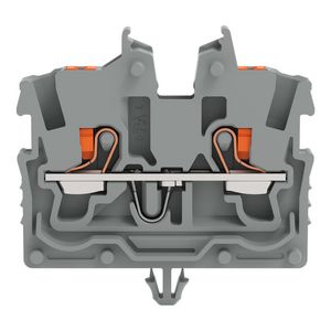 2-draads MINI-rijgklem Met Druk 1 mm² grijs 2250-311 VVE=100