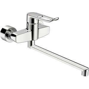 Wandmkr draaib.uitl spr377mm beugel lang hendel HANSACLINICA