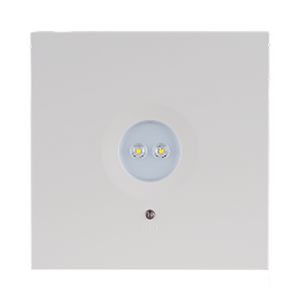 Noodverlichting Opbouw Vierkant Wit