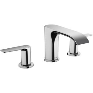 Vivenis 3-gats wastafelkraan 95+trekwaste 75033000 chroom