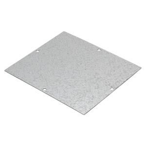 ACHTERPLAAT VAN GEGALVANISEERD STAAL - VOOR DOZEN 128 X 103