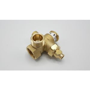 Thermokogelkraan dn 15 3/4" retour