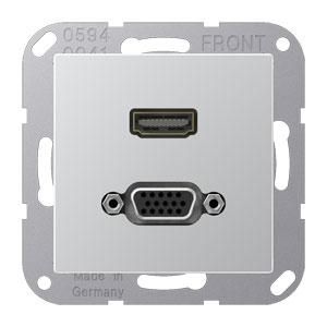 Afdekking A500 aluminium voor HDMI/VGA