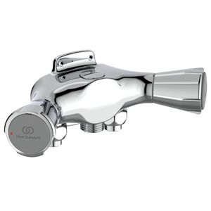 Doucheblokkraan Nimbus II Messing Eco HoH63,5mm OA zonder omstel chroom