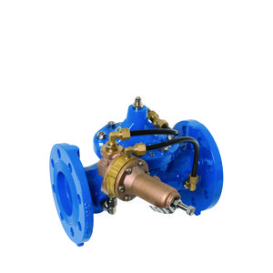 Voordrukhandhaaftoestel PR600 DN200 Geflensd PN10 Tmax 70gr.