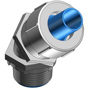 Bullet Koppeling 45° EFC/LTC/LTC-GY Slang Gegalv. LT4125M 1.1/4" VVE=5