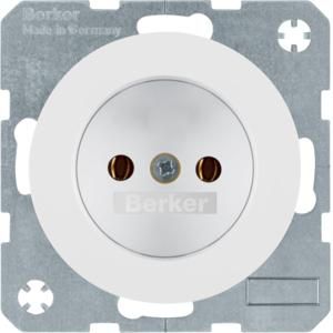 Wandcontactdoos 2P steek berker R.1/R.3/R.8 polarwit