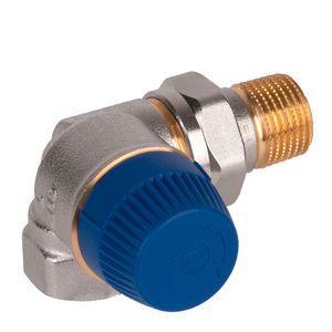 Rad.afsluiter DH links DN15 1 bn. verl.nippel 3/8-1/2