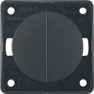 Serieschakelaar 16 AX berker Integro antraciet