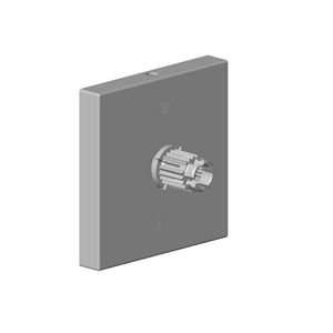 Rozet met symbolen 60x35x60mm chr 04279801300-00