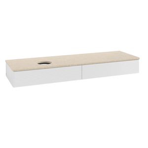 Wastafelonderkast Antao 1600x190x500mm G.White.L L15113GF
