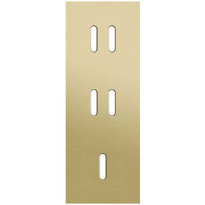 Afdekplaat 3-voud vertic. 71mm centerafst 227-56954