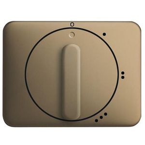 Centraalplaat v 3 standen schak 2710U a-brons (2542 DR/01-21)