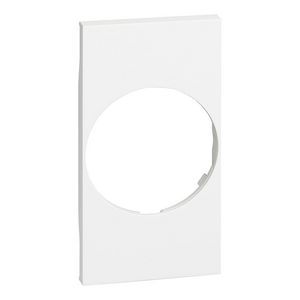 Afdekplaat contactdoos noodverlichting. wit 2 modulen LivingNow