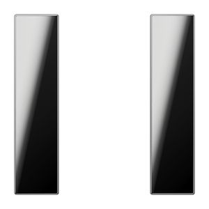 Tastafdekking compleet 1-voudig LS glanschroom KNX