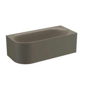 Bad BetteLux Oval V Silhouette 1750×800mm Graphite