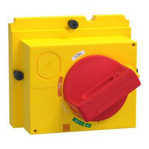 Standaard directe draaibediening Rood/geel ComPact