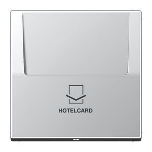 Afdekking alumin.Hotelcard-schakelaar LS990