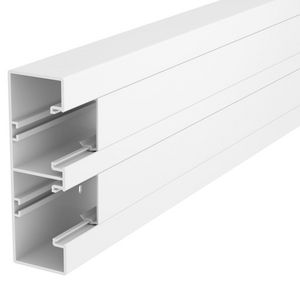 Lengte a 2m. Kabelgoot 45-2 2-compartment 53x165x2000