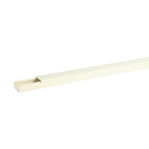 Lengte a 2m. Leidingkanaal F25 Koker+deksel 5x2m creme VVE=5