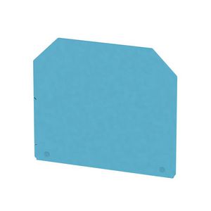 Afsluit- eindplaatterminals blauw h:56mm b:1.5 VVE=20
