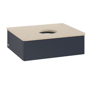 Wastafelonderkast Antao 600x190x500mm Mid.Blue Matt Lacquer L07013HG