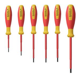 Schroevendraaierset VDE-geisoleerde Gesleufde SD-set