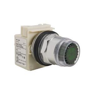 Drukknop Verlicht BA9S Ø30mm 120V AC Groen Harmony 9001K