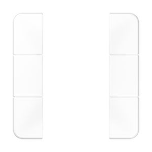 Tastafdekking compleet 3-voudig CD500 alpin wit KNX