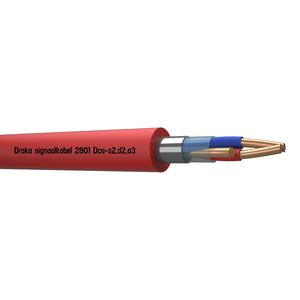 Haspel a 500m. signaal kabel afg Dca rd# 1x2x0,8mm 2801 BM
