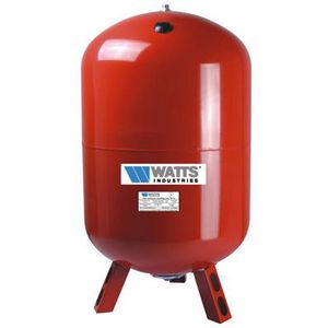 Expansievat verwarming op poten VRV80 2bar M 1" rood