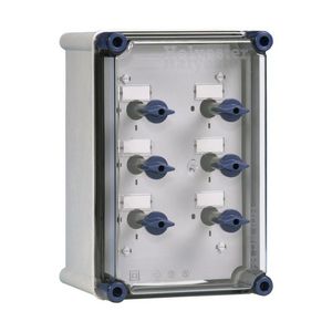 Schakelaarkast 6x RSD 25A 2p 230V