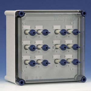 Schakelaarkast 12x RSD 25A 2p 230V