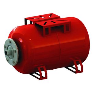 Expansievat sanitair op poten AFOS24 M 1" horizontaal rood