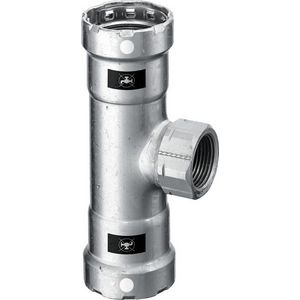 T-koppeling verlopend MEGAPRESS-S 2"x3/4" bn.dr.x2" 4317.2