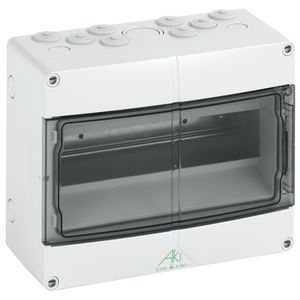 Modulaire verdeler grijs IP65 12 Mod.