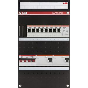 Installatiekast stekerb 8 groep achter 2 aardlekschs 4-pol