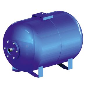 Expansievat sanitair poten AFES100 M 1" horizontaal blauw