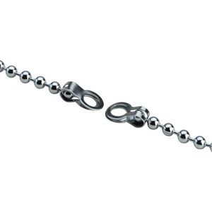 Kogelketting 300 messing/verchroomd VVE=10000