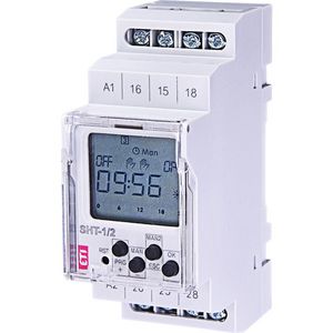 Tijdklok week 2x16A 12-240VAC/DC +Z/W