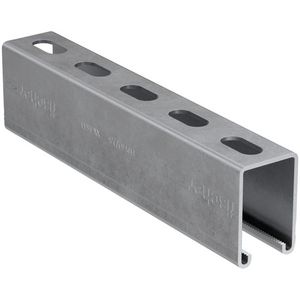 Lengte a 3m. montagerail FUS 62/2.5 therm. verzinkt