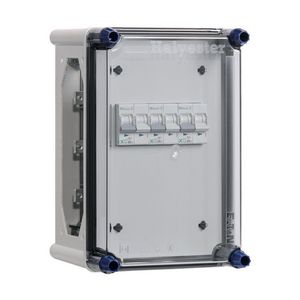 Lichtgroepenkast inst.aut. 3x16A incl. rails